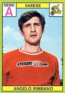Sticker Angelo Rimbano - Calciatori 1968-1969 - Panini