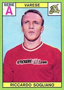 Sticker Riccardo Sogliano - Calciatori 1968-1969 n. 261 - Panini