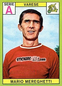 Cromo Mario Mereghetti - Calciatori 1968-1969 - Panini