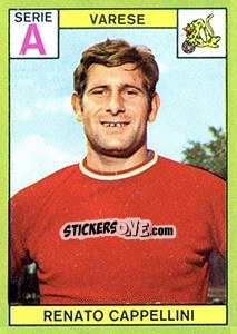 Sticker Renato Cappellini - Calciatori 1968-1969 n. 265 - Panini