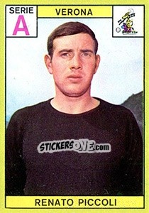 Cromo Renato Piccoli - Calciatori 1968-1969 - Panini