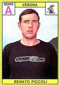 Sticker Renato Piccoli - Calciatori 1968-1969 n. 274 - Panini