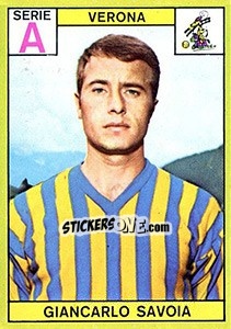 Cromo Giancarlo Savoia - Calciatori 1968-1969 - Panini
