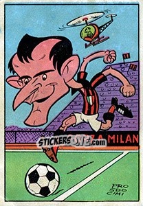 Sticker Lodetti - Calciatori 1968-1969 n. 306 - Panini