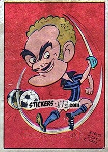 Sticker Mazzola - Calciatori 1968-1969 n. 307 - Panini
