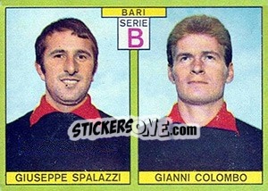 Sticker Spalazzi / Colombo - Calciatori 1968-1969 n. 341 - Panini