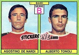 Figurina De Nardi / Tonoli - Calciatori 1968-1969 - Panini