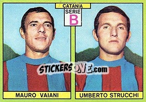 Sticker Vaiani / Strucchi - Calciatori 1968-1969 n. 355 - Panini