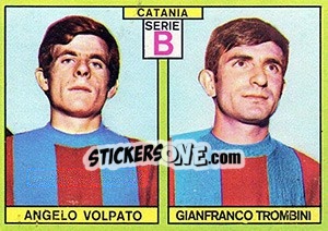 Cromo Volpato / Trombini - Calciatori 1968-1969 - Panini