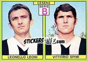 Figurina Leoni / Spimi - Calciatori 1968-1969 - Panini