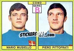 Sticker Musiello / Pittofrati - Calciatori 1968-1969 n. 376 - Panini