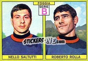 Sticker Saltutti / Rolla - Calciatori 1968-1969 n. 381 - Panini