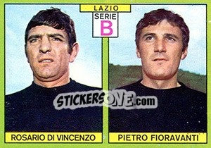 Sticker Di Vincenzo / Fioravanti - Calciatori 1968-1969 n. 389 - Panini