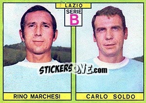 Sticker Marchesi / Soldo - Calciatori 1968-1969 n. 391 - Panini