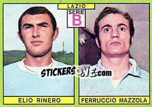 Sticker Rinero / Mazzola - Calciatori 1968-1969 - Panini