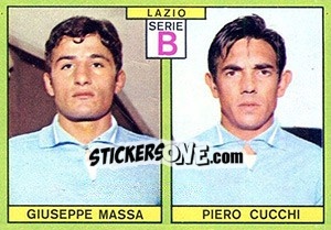 Sticker Massa / Cucchi - Calciatori 1968-1969 - Panini