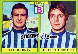 Sticker Bravi / Noletti - Calciatori 1968-1969 n. 396 - Panini