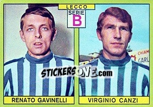 Sticker Gavinelli / Canzi - Calciatori 1968-1969 n. 399 - Panini