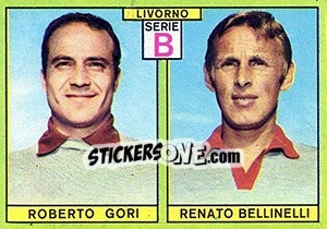 Sticker Gori / Bellinelli - Calciatori 1968-1969 n. 401 - Panini