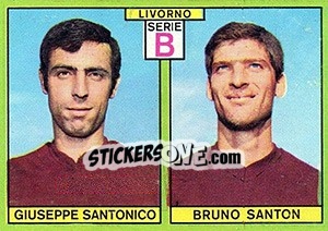 Figurina Santonico / Santon - Calciatori 1968-1969 - Panini