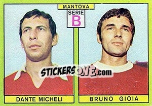 Sticker Micheli / Gioia - Calciatori 1968-1969 n. 410 - Panini