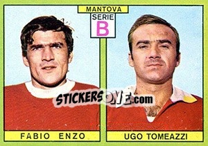 Sticker Enzo / Tomeazzi - Calciatori 1968-1969 n. 412 - Panini