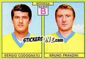 Figurina Codognato / Franzini - Calciatori 1968-1969 - Panini