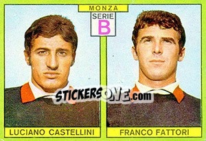 Sticker Castellini / Fattori - Calciatori 1968-1969 n. 419 - Panini