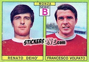 Figurina Deho / Volpato - Calciatori 1968-1969 - Panini