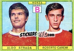 Figurina Strada / Caremi - Calciatori 1968-1969 - Panini