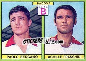 Sticker Bergamo / Fraschini - Calciatori 1968-1969 - Panini