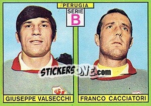 Sticker Valsecchi / Cacciatori - Calciatori 1968-1969 n. 431 - Panini