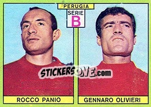 Sticker Panio / Olivieri - Calciatori 1968-1969 n. 432 - Panini