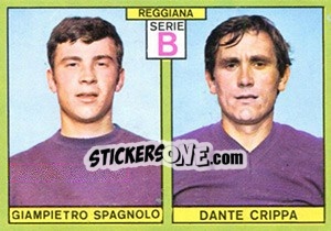 Figurina Spagnolo / Crippa - Calciatori 1968-1969 - Panini
