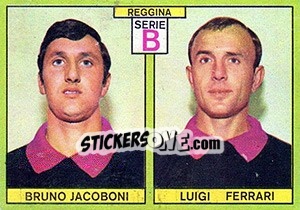 Sticker Jacoboni / Ferrari - Calciatori 1968-1969 n. 443 - Panini