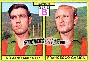 Figurina Marinai / Casisa - Calciatori 1968-1969 - Panini