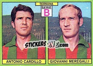 Figurina Cardillo / Meregalli - Calciatori 1968-1969 - Panini