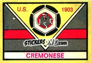 Sticker Scudetto Cremonese - Calciatori 1968-1969 - Panini