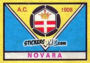 Figurina Scudetto Novara - Calciatori 1968-1969 - Panini