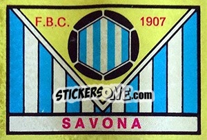 Sticker Scudetto Savona - Calciatori 1968-1969 n. 472 - Panini