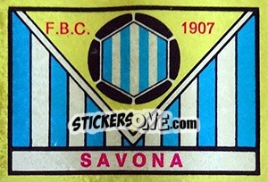 Figurina Scudetto Savona