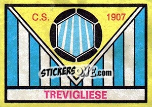 Cromo Scudetto Trevigliese - Calciatori 1968-1969 - Panini