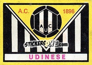 Sticker Scudetto Udinese - Calciatori 1968-1969 n. 474 - Panini