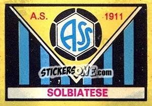 Figurina Scudetto Solbiatese - Calciatori 1968-1969 n. 475 - Panini