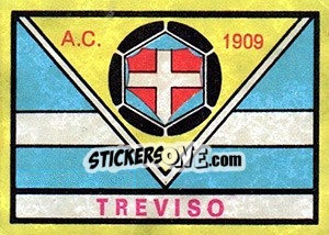 Figurina Scudetto Treviso - Calciatori 1968-1969 - Panini