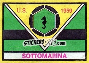 Figurina Scudetto Sottomarina - Calciatori 1968-1969 - Panini