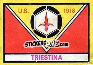 Sticker Scudetto Triestina - Calciatori 1968-1969 - Panini