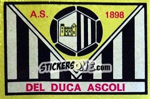 Figurina Scudetto Del Duca Ascoli