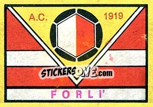 Sticker Scudetto Forli - Calciatori 1968-1969 - Panini