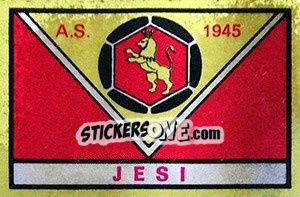 Sticker Scudetto Jesi - Calciatori 1968-1969 - Panini